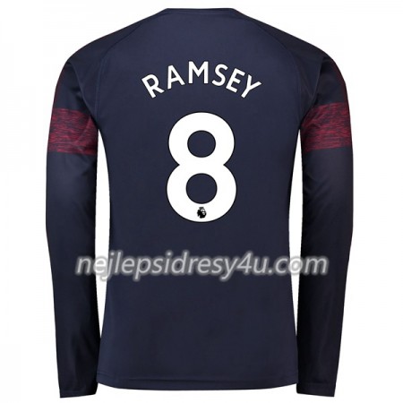 Fotbalový Dres Arsenal Ramsey 8 Venkovní 2018/19 Dlouhý Rukáv